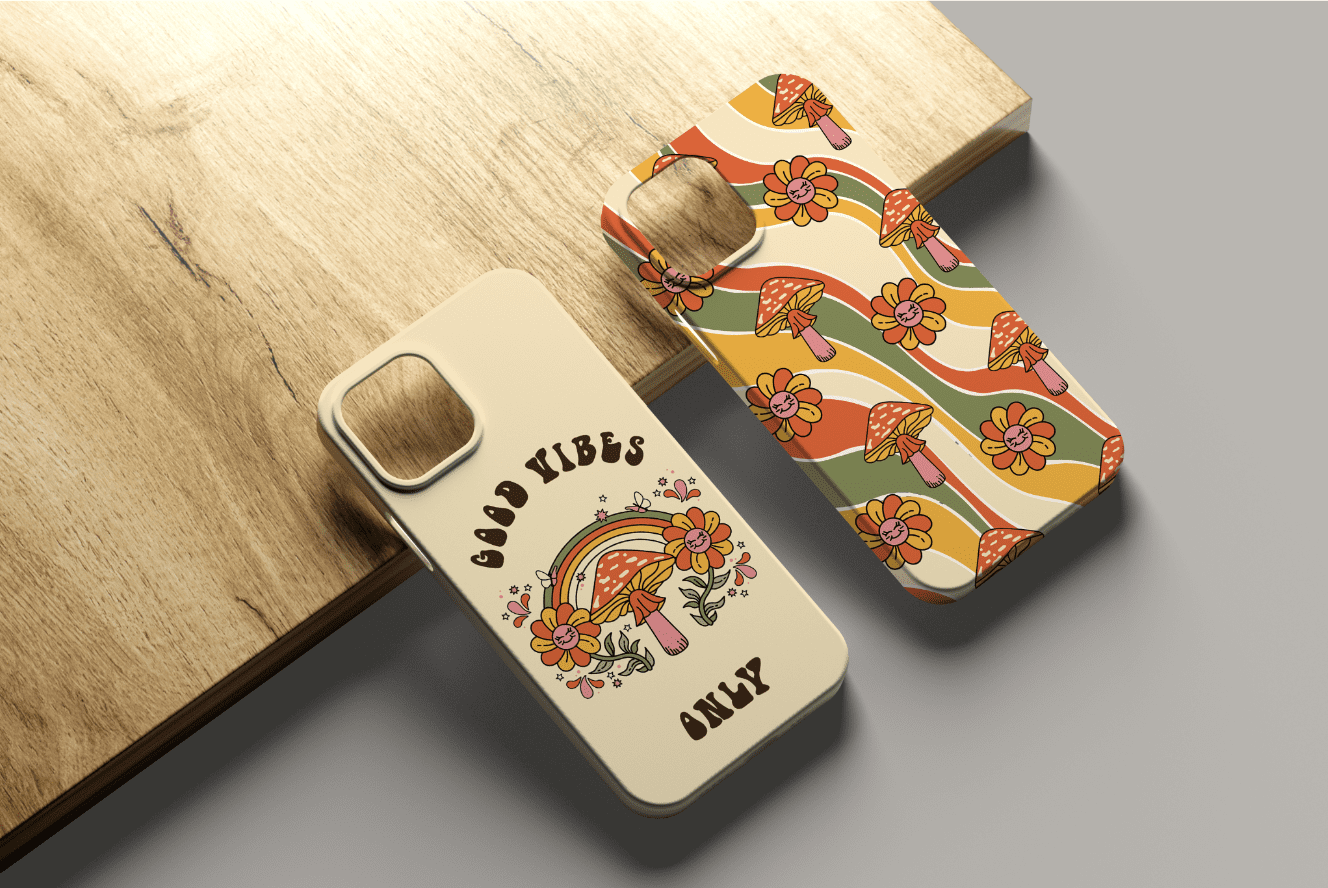 Mobile Phone Case Design by Level 1 Award in Graphic Design Learner